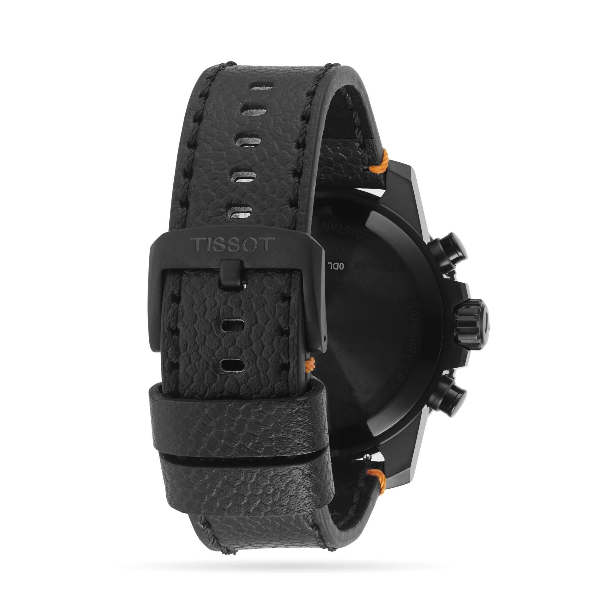 Supersport Chrono Basketball Edition | 45.5mm, Steel & PVD Black, Leather, Black Dial - Image 6