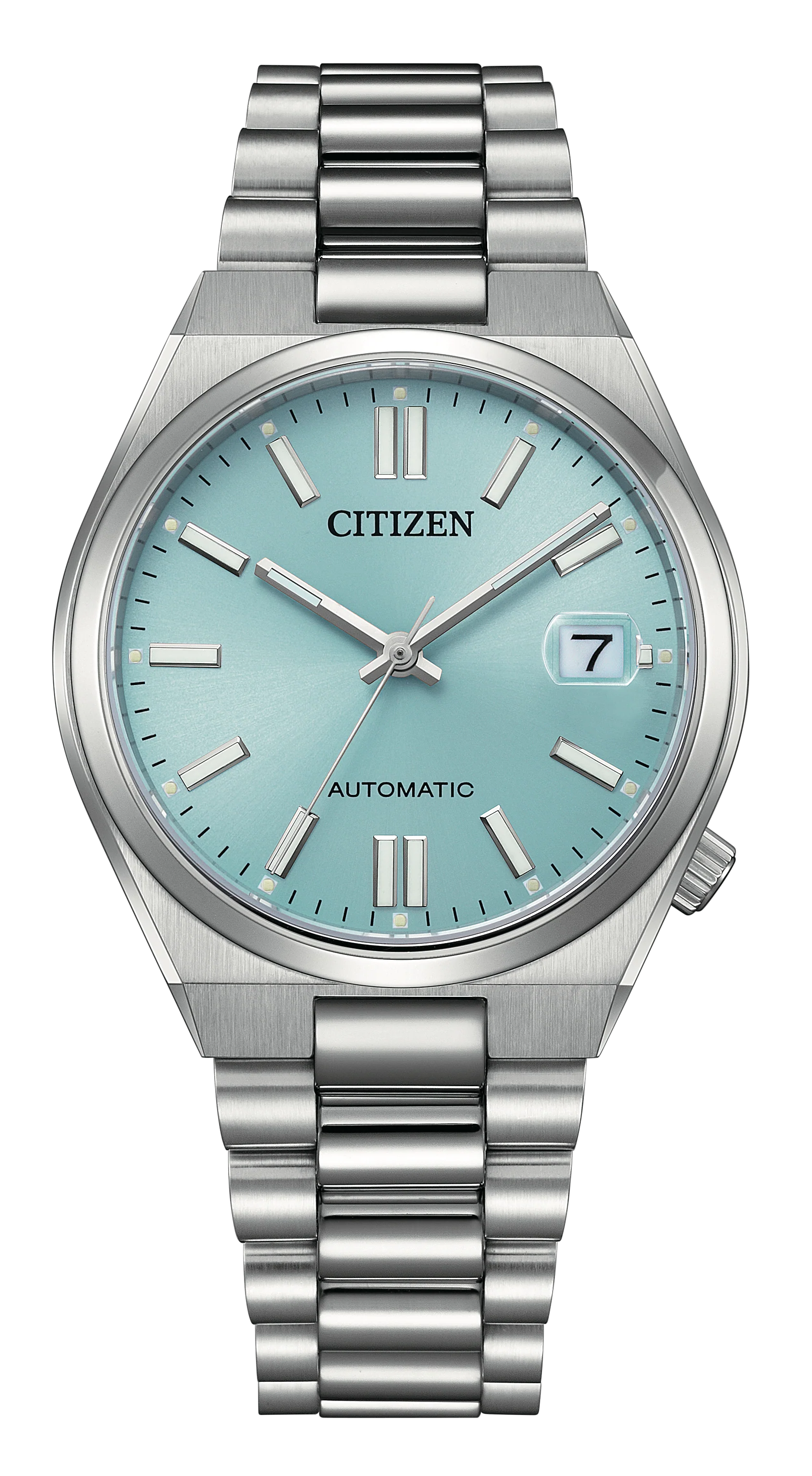 Tsuyosa | 37mm, Stainless Steel, Blue Dial