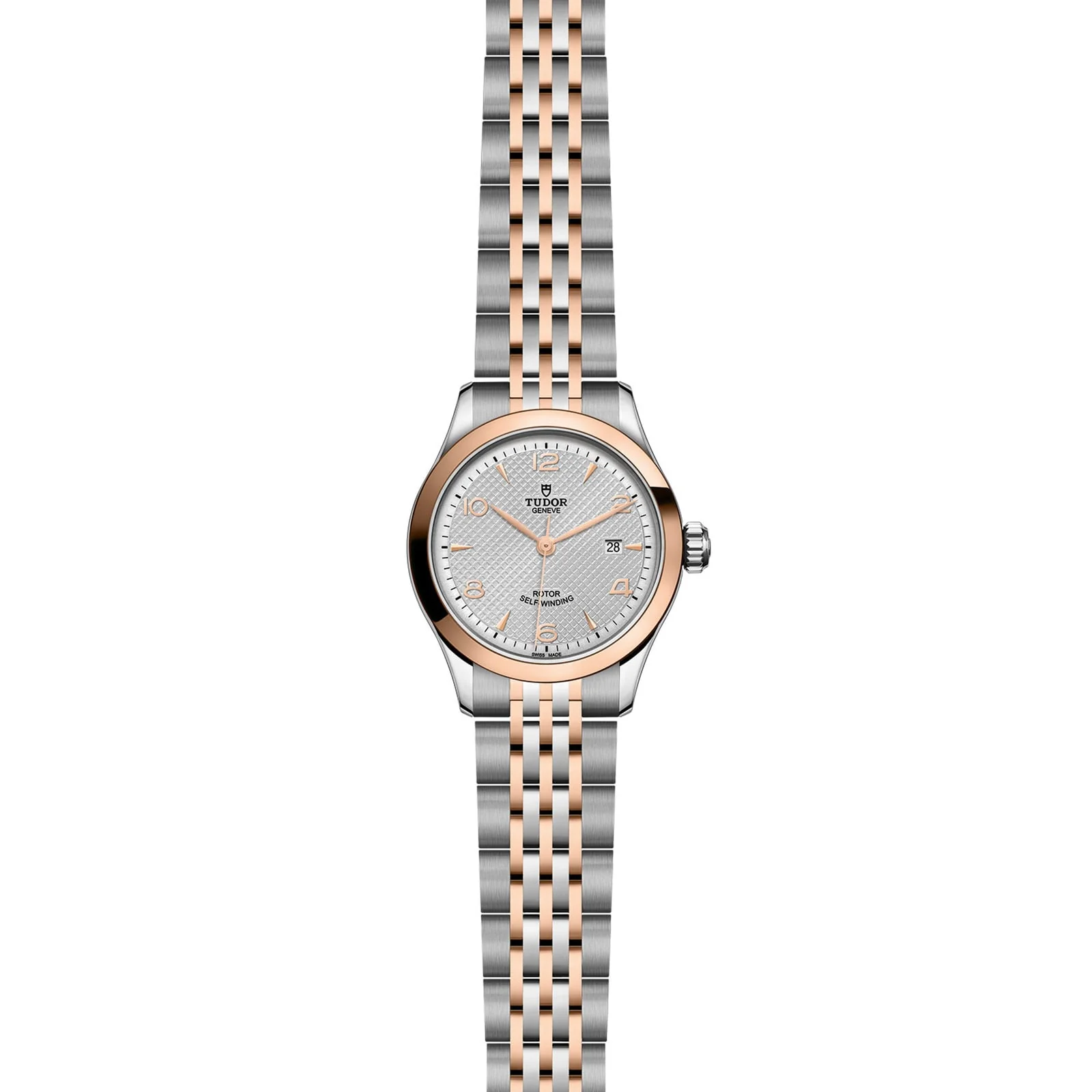 1926 | 28mm, Two-Tone Steel & 18K Rose Gold, Silver Dial - Image 2