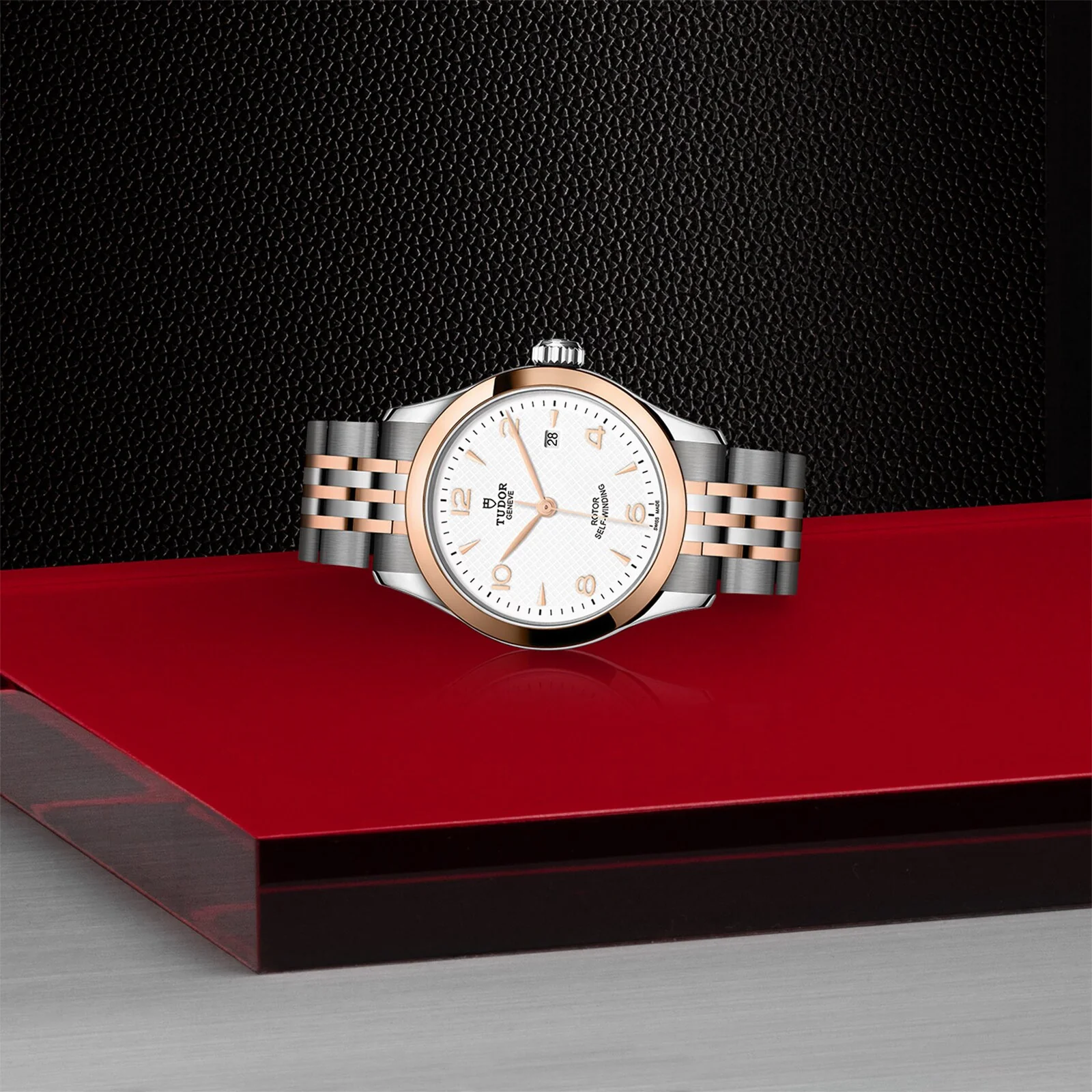 1926 | 28mm, Two-Tone Steel & 18K Rose Gold, White Dial - Image 3