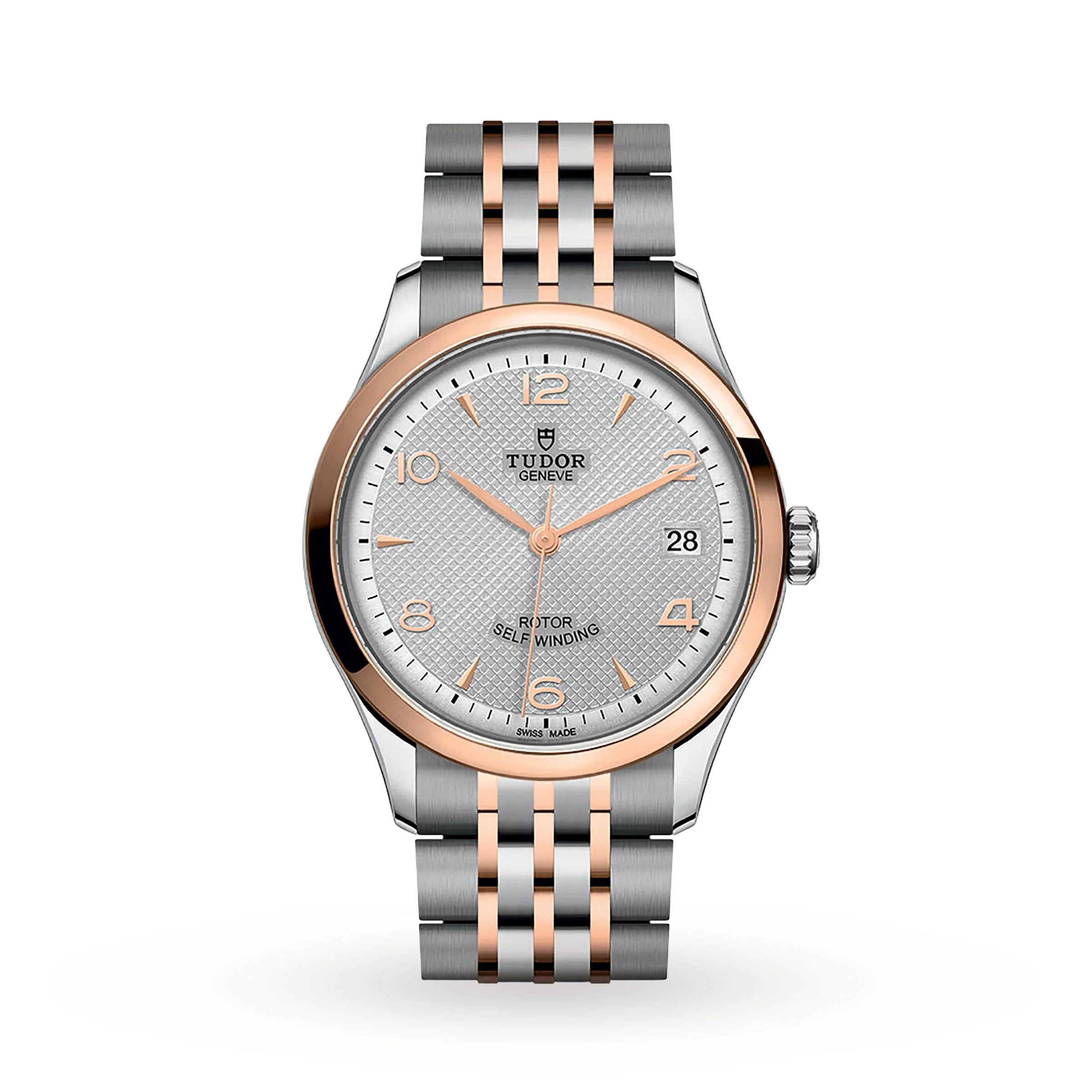 1926 | 36mm, Two-Tone Steel & 18K Rose Gold, Silver Dial