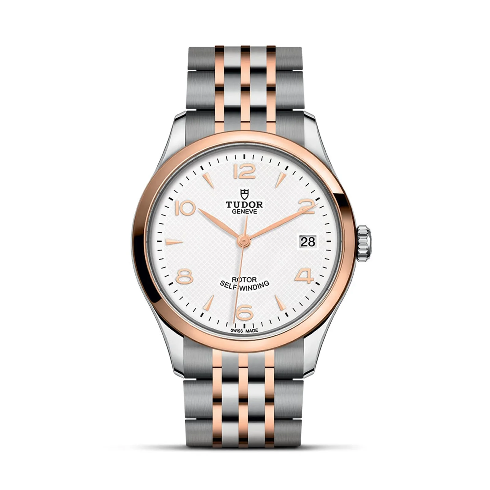 1926 | 36mm, Two-Tone Steel & 18K Rose Gold, White Dial