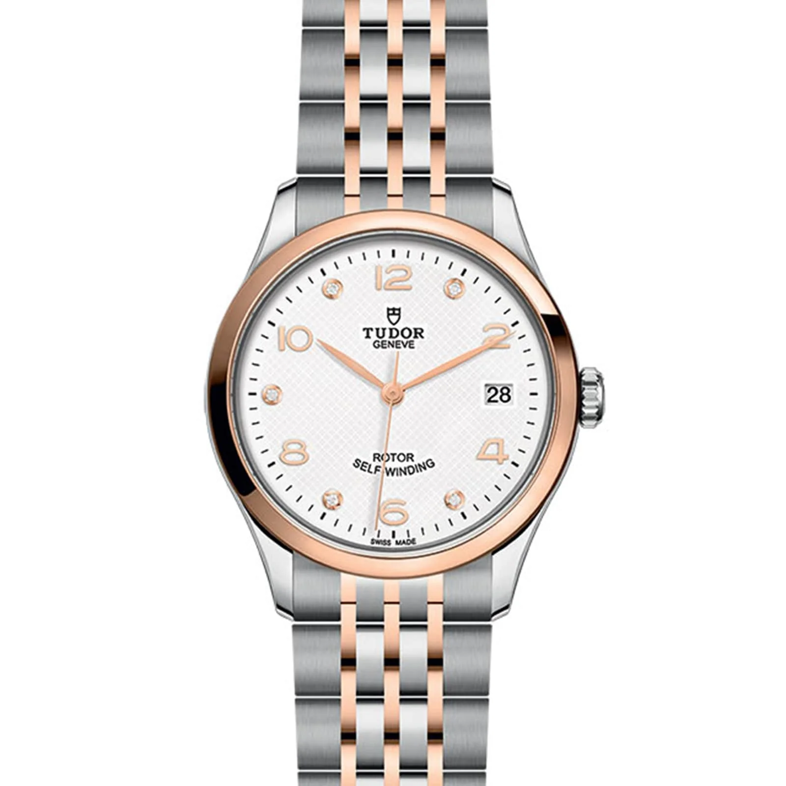 1926 | 36mm, Two-Tone Steel & 18K Rose Gold, Diamond White Dial - Image 2