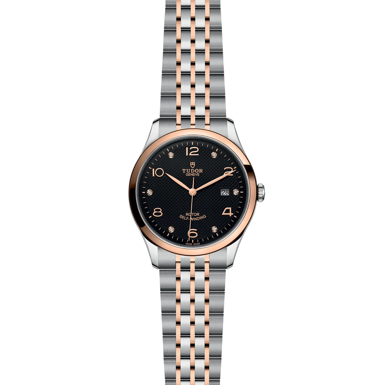 1926 | 41mm, Two-Tone Steel & 18K Rose Gold, Diamond Black Dial - Image 2