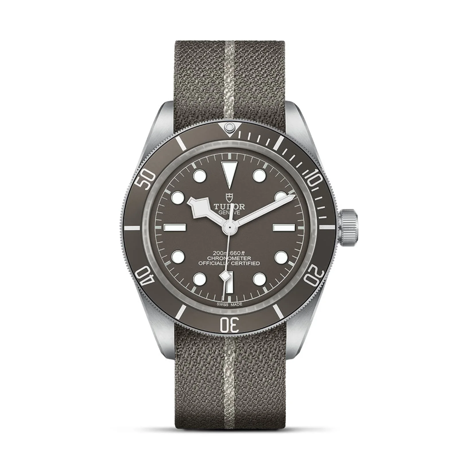 Black Bay 58 925 | 39mm, Silver, Fabric, Grey Dial