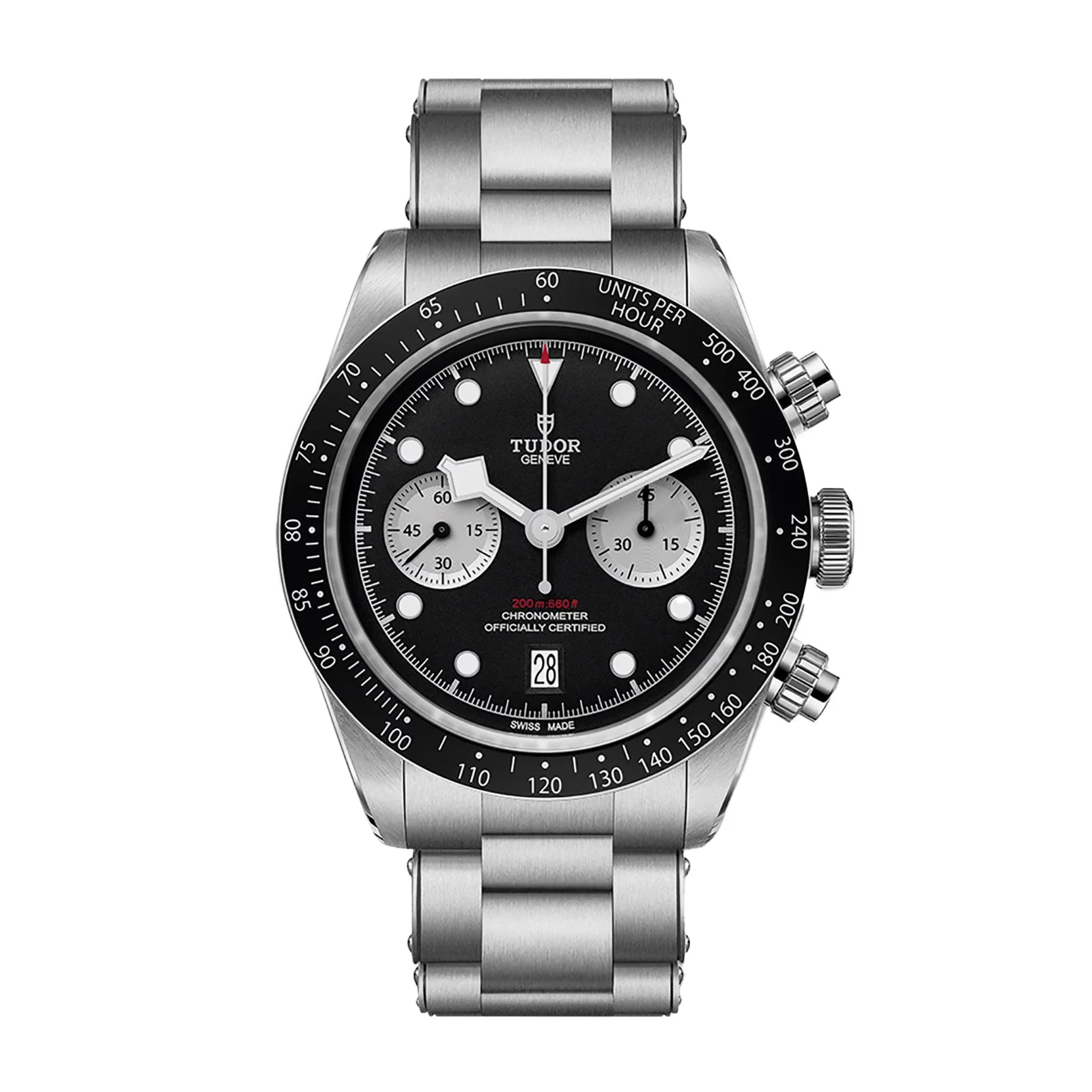 Black Bay Chrono | 41mm, Steel, Black Dial, Ref. M79360N-0011