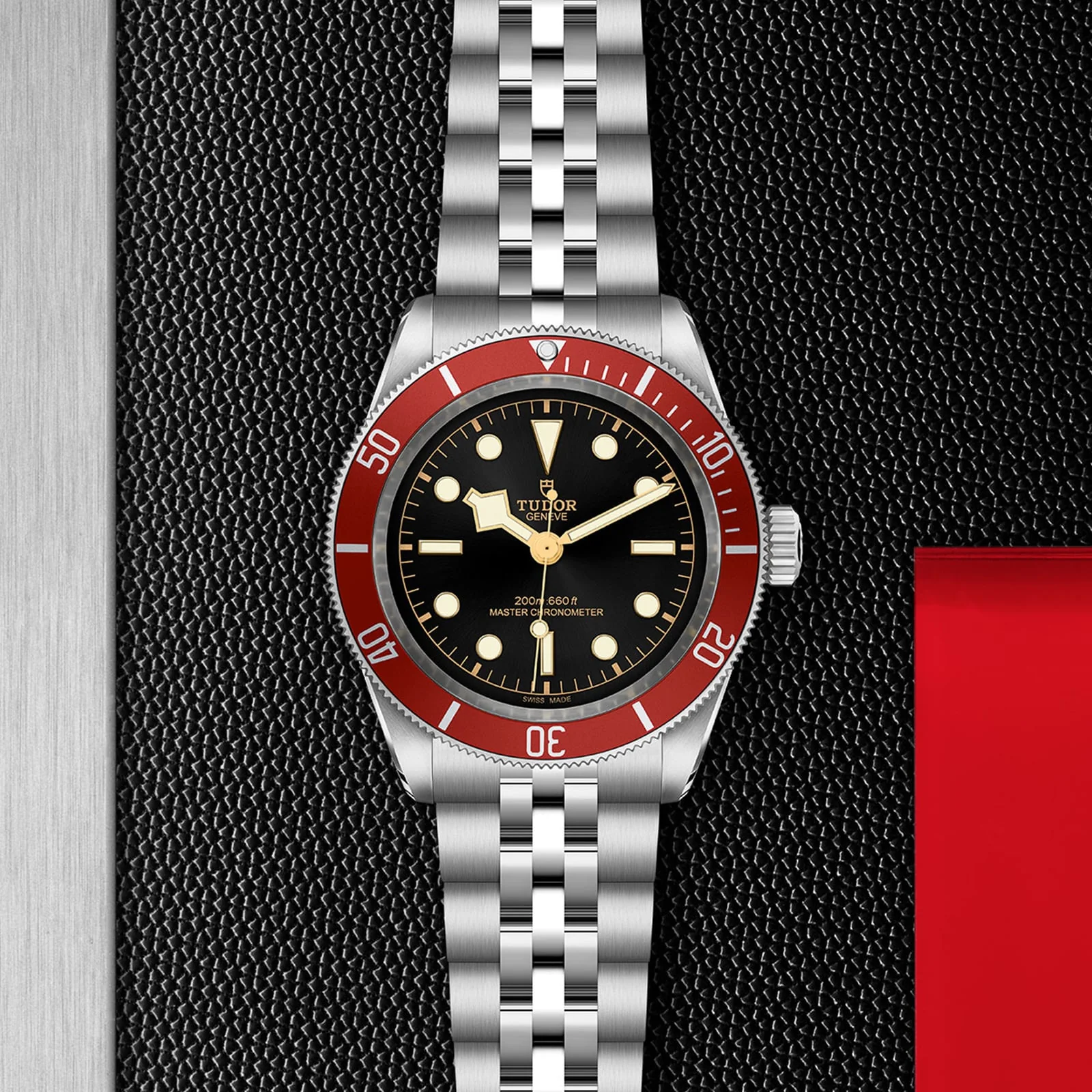 Black Bay | 41mm, Steel, Black Dial, Red Bezel, Ref. M7941A1A0RU-0003 - Image 7