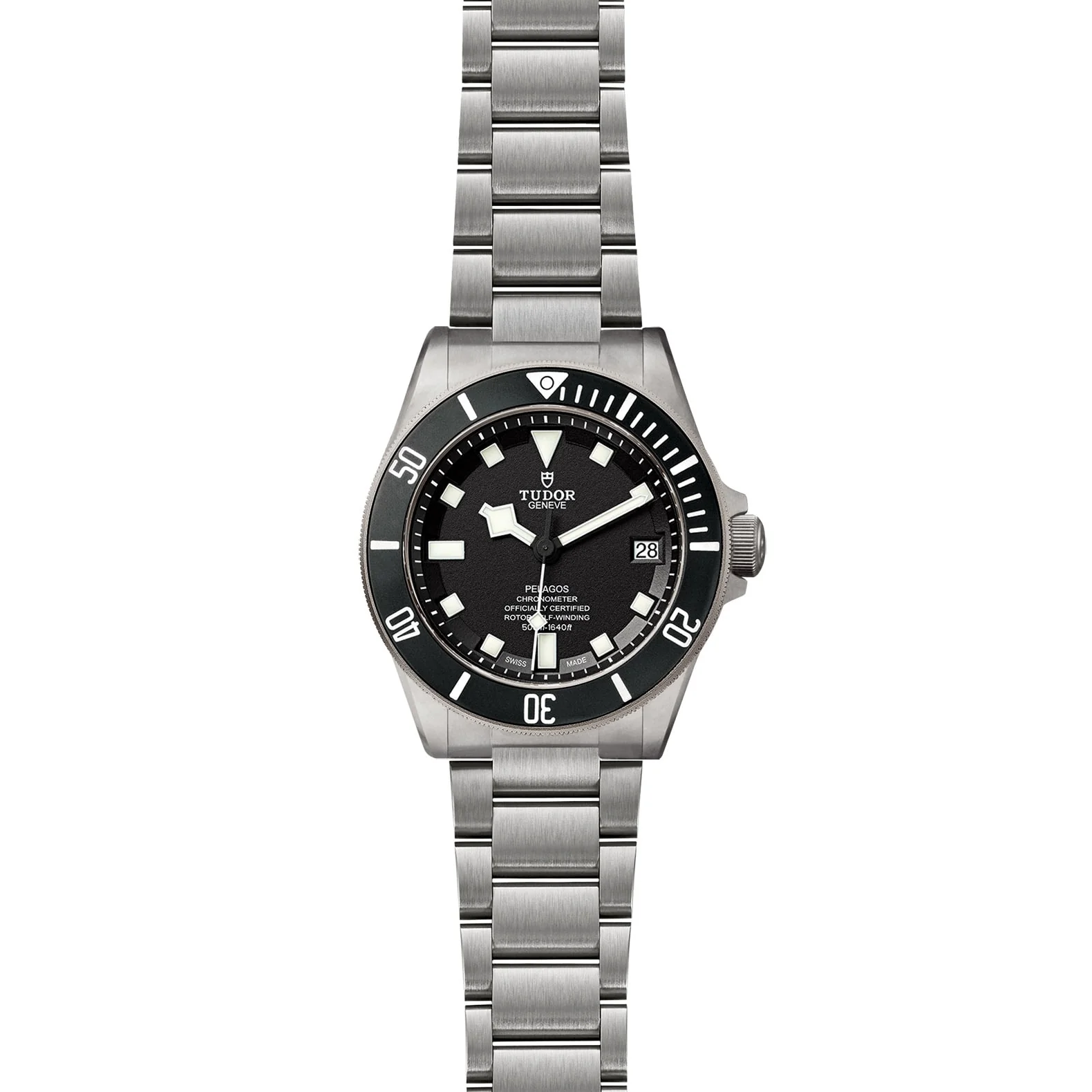 Pelagos | 42mm, Two-Tone Steel & Titanium, Titanium, Black Dial - Image 2