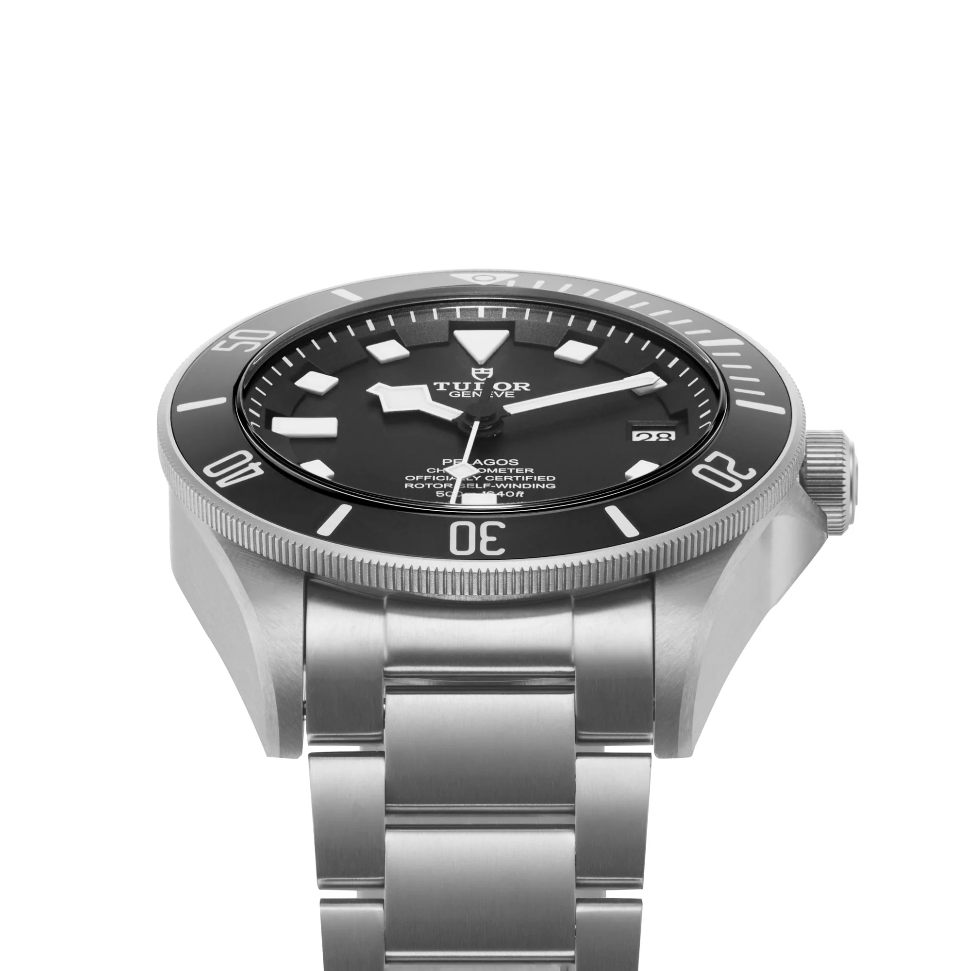 Pelagos | 42mm, Two-Tone Steel & Titanium, Titanium, Black Dial - Image 3