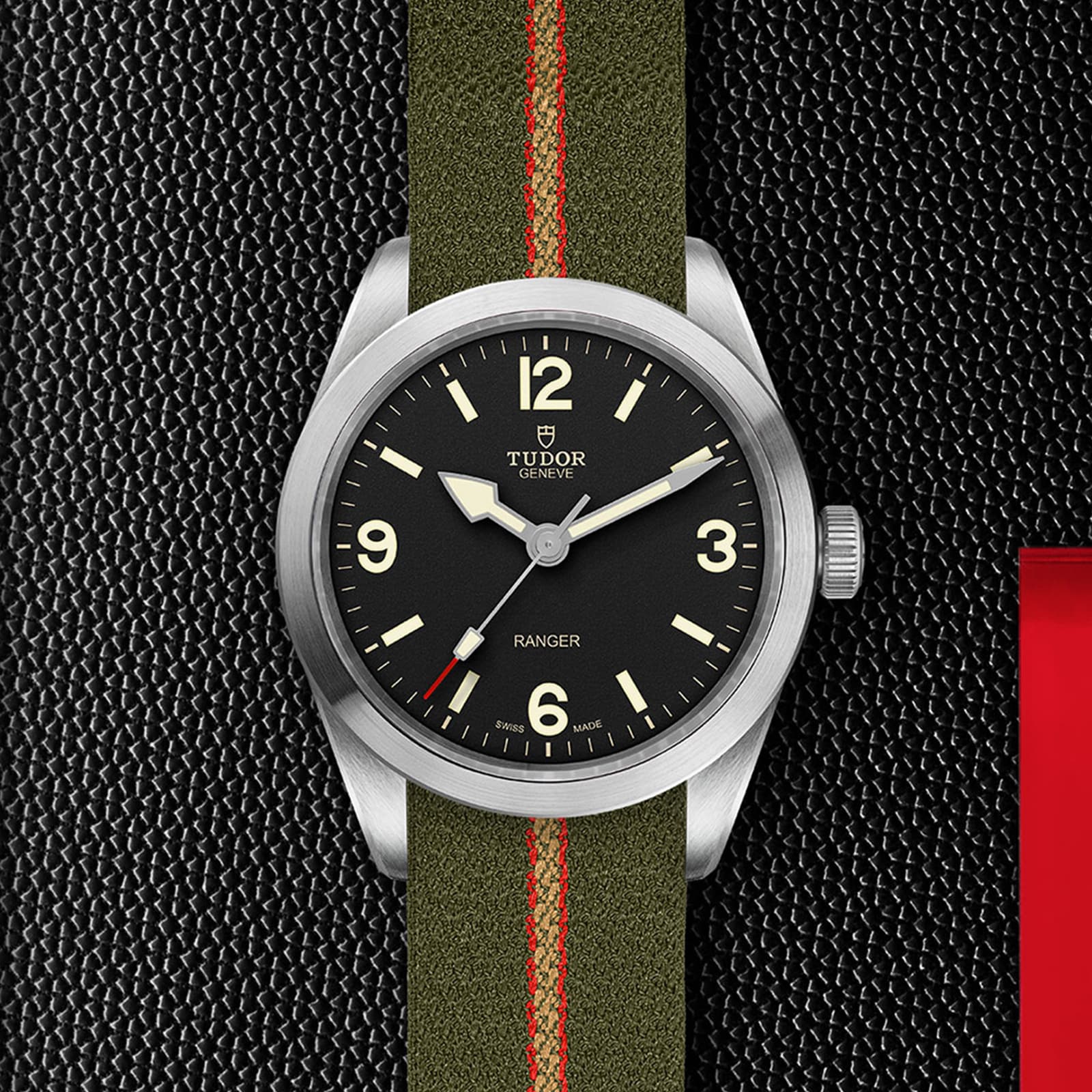 Ranger | 39mm, Steel, Fabric, Black Dial - Image 4
