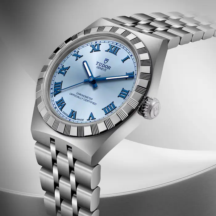 TUDOR Royal | 30mm, Steel, Sunburst, Blue Dial - Image 3