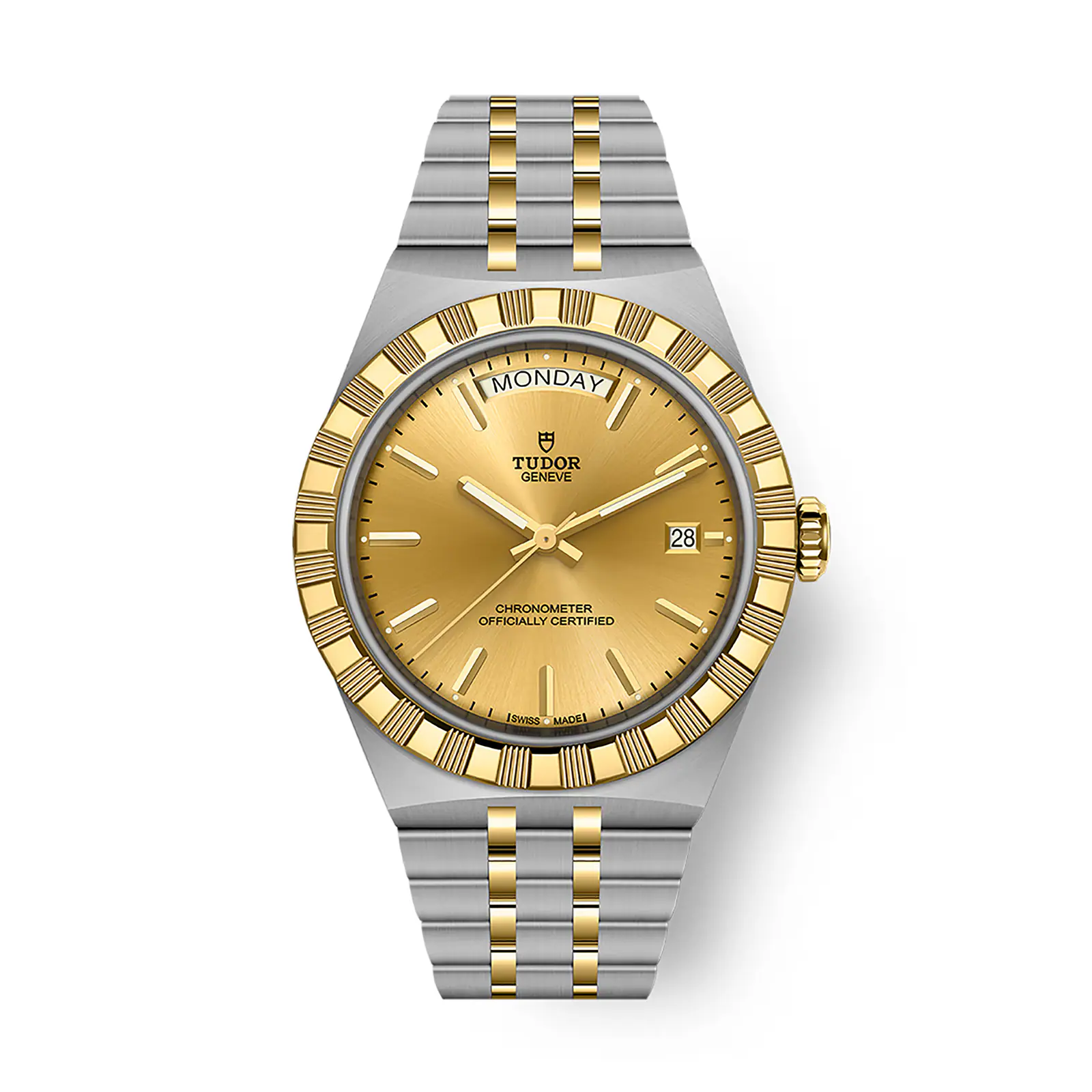 TUDOR Royal | 40mm, Steel & 18K Yellow Gold, Champagne Dial