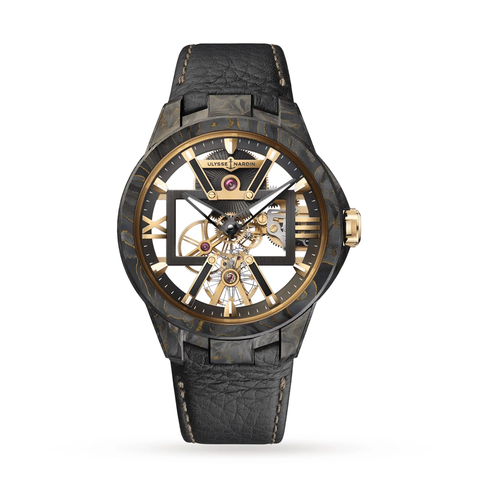 Blast Skeleton X | 43mm, Carbon Fibre, Leather, Other Dial