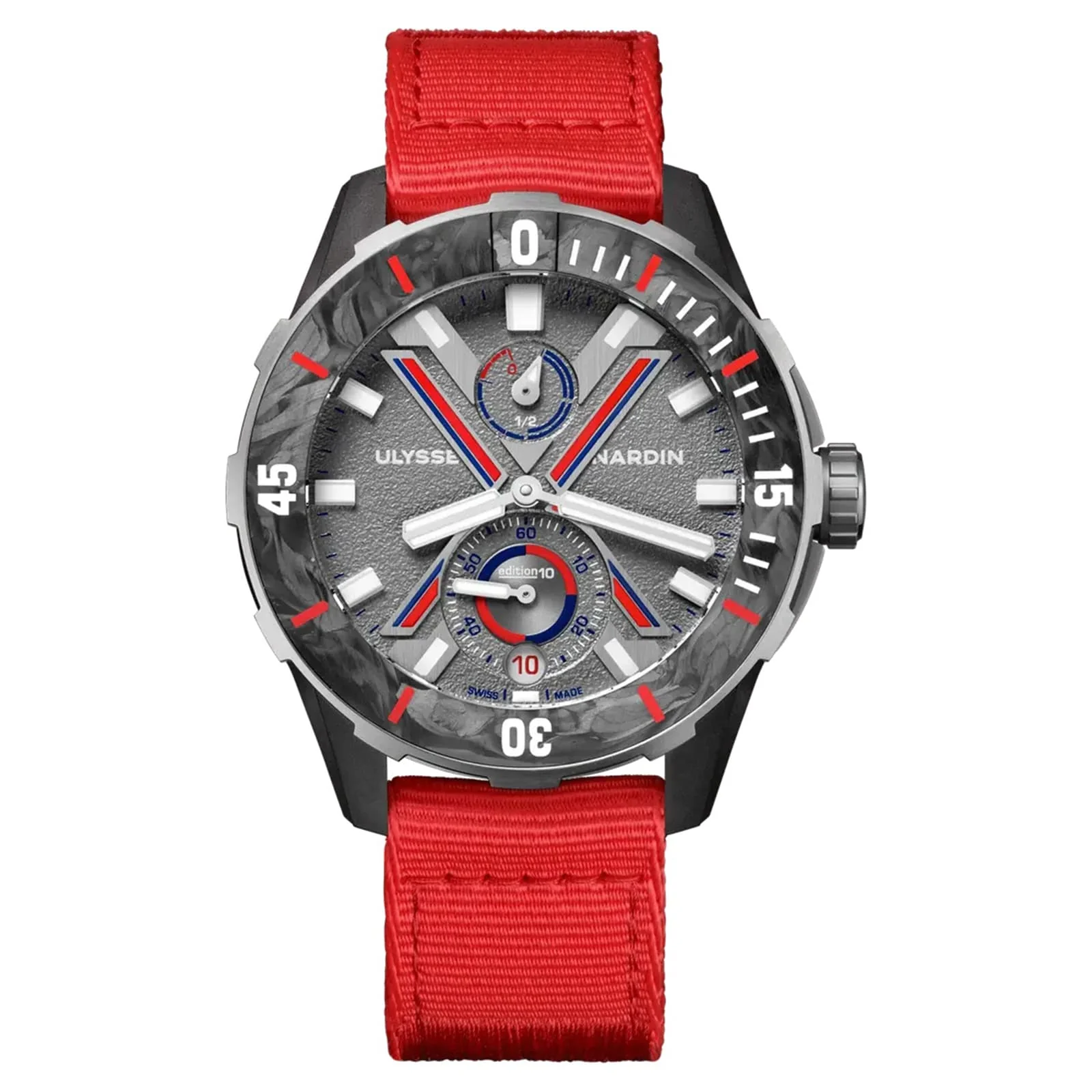 Diver NET Vendée Globe | 44mm, Steel, Nylon, Dark Grey Dial