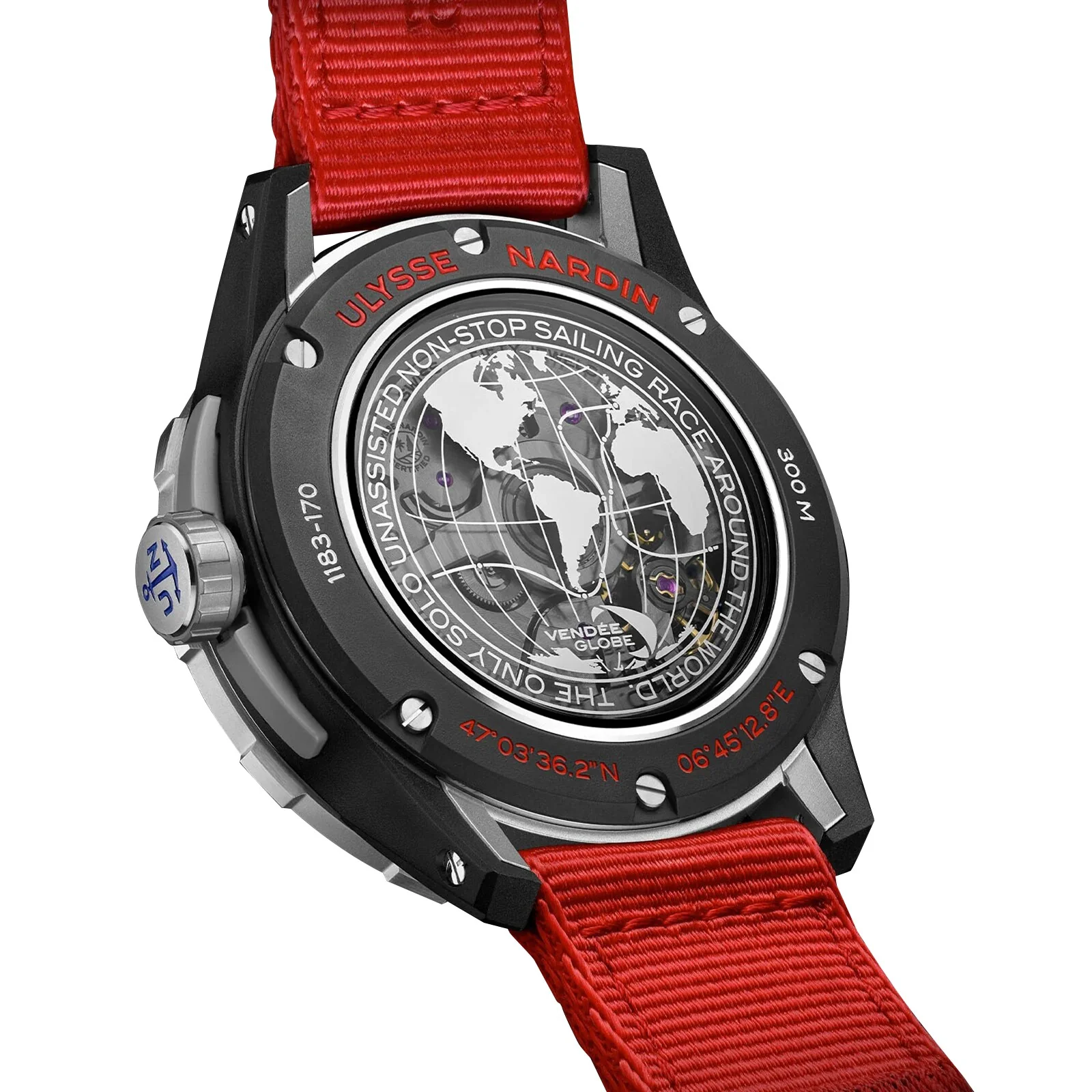 Diver NET Vendée Globe | 44mm, Steel, Nylon, Dark Grey Dial - Image 3