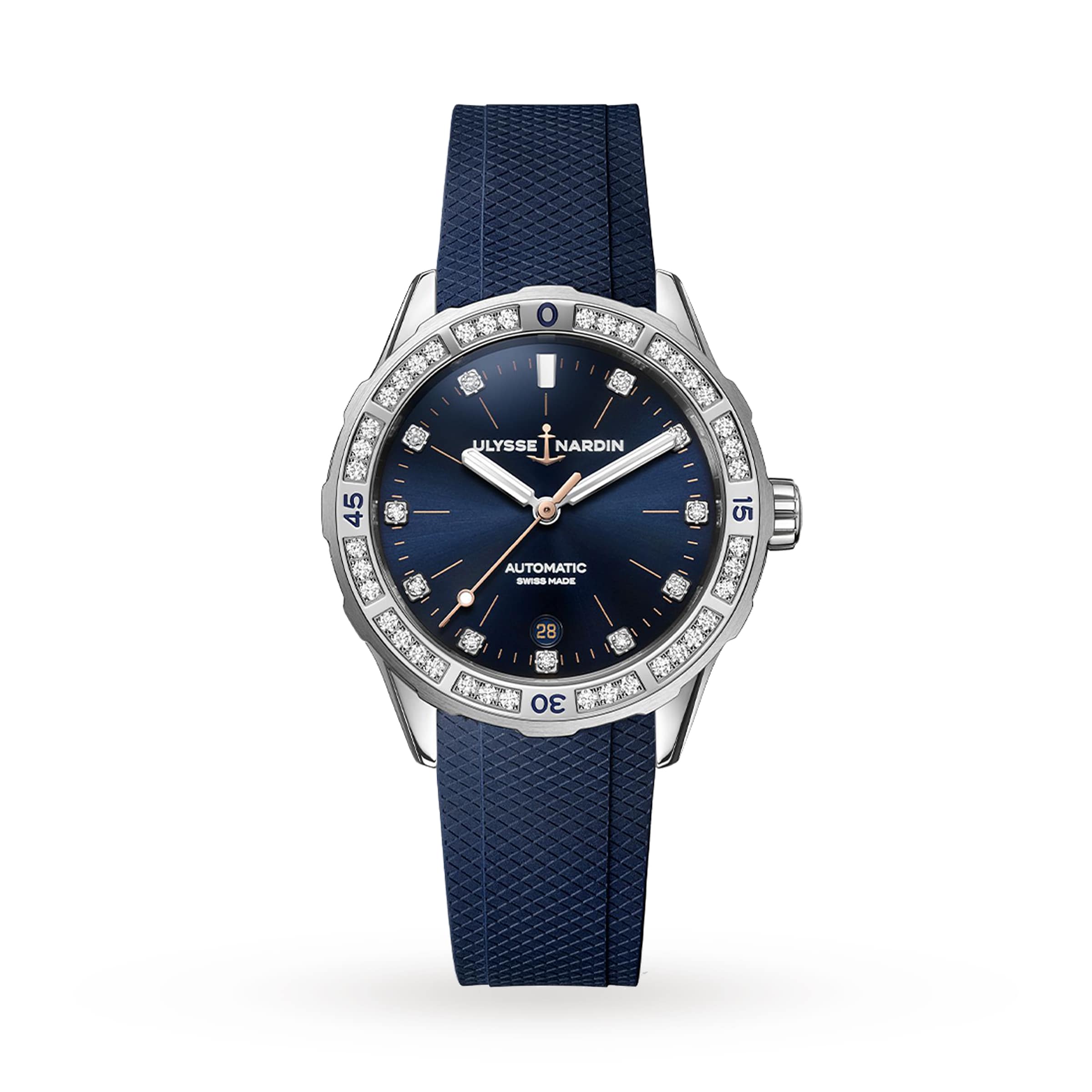 Diver 39 | 39mm, Steel, Rubber, Blue Dial