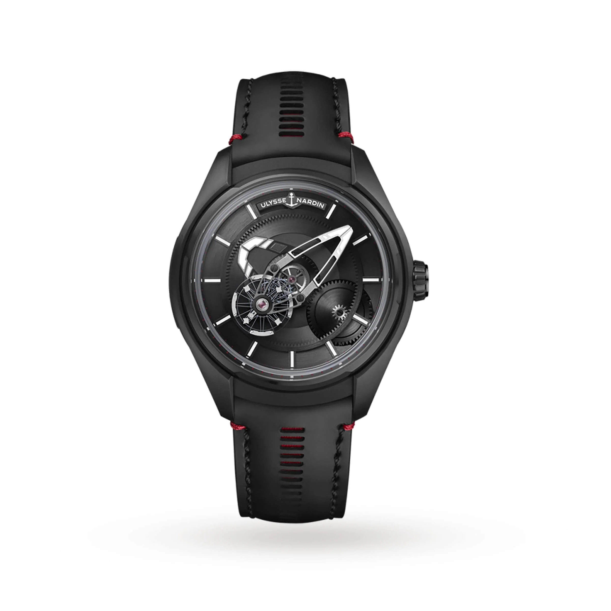 Freak X Ti Black | 43mm, Titanium, Alligator Leather, Black Dial