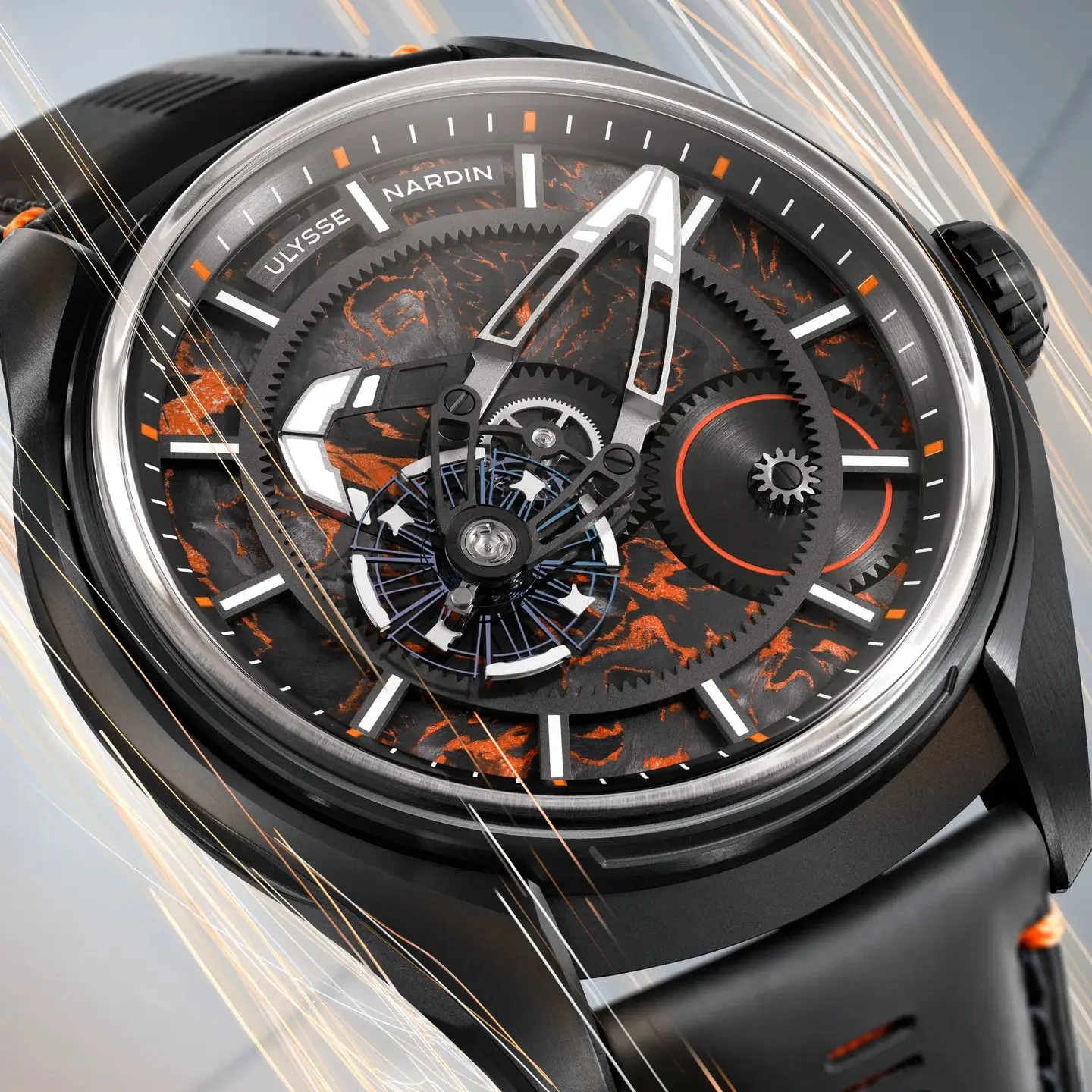 Freak x Gumball 3000 - Edition 2 | 43mm, Titanium DLC, Rubber, Black Dial - Image 2
