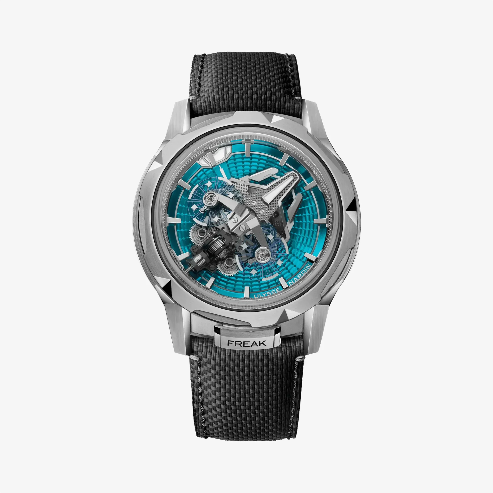 Freak [S Enamel] | 45mm, Titanium, Rubber, Turquoise Dial