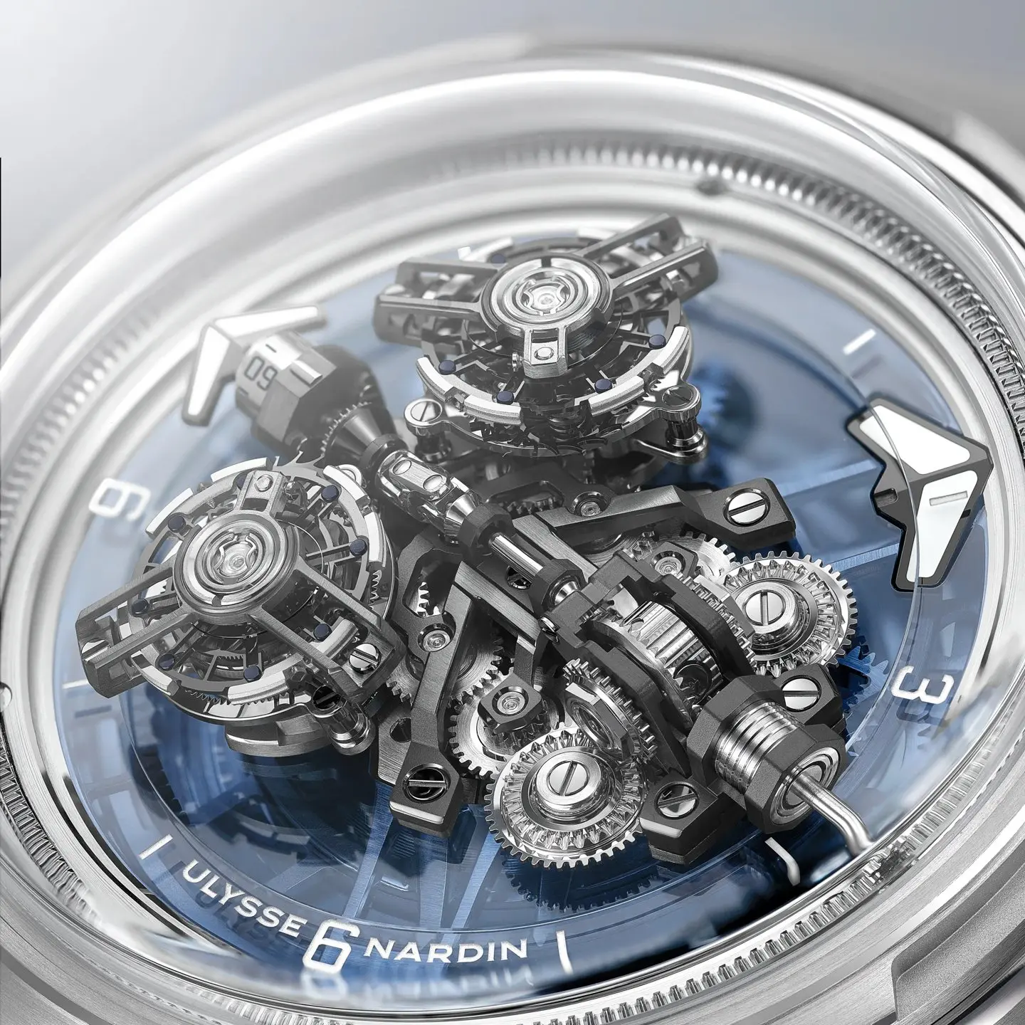 Super Freak Limited Edition | 44mm, 18K White Gold, Leather, Blue Dial - Image 3
