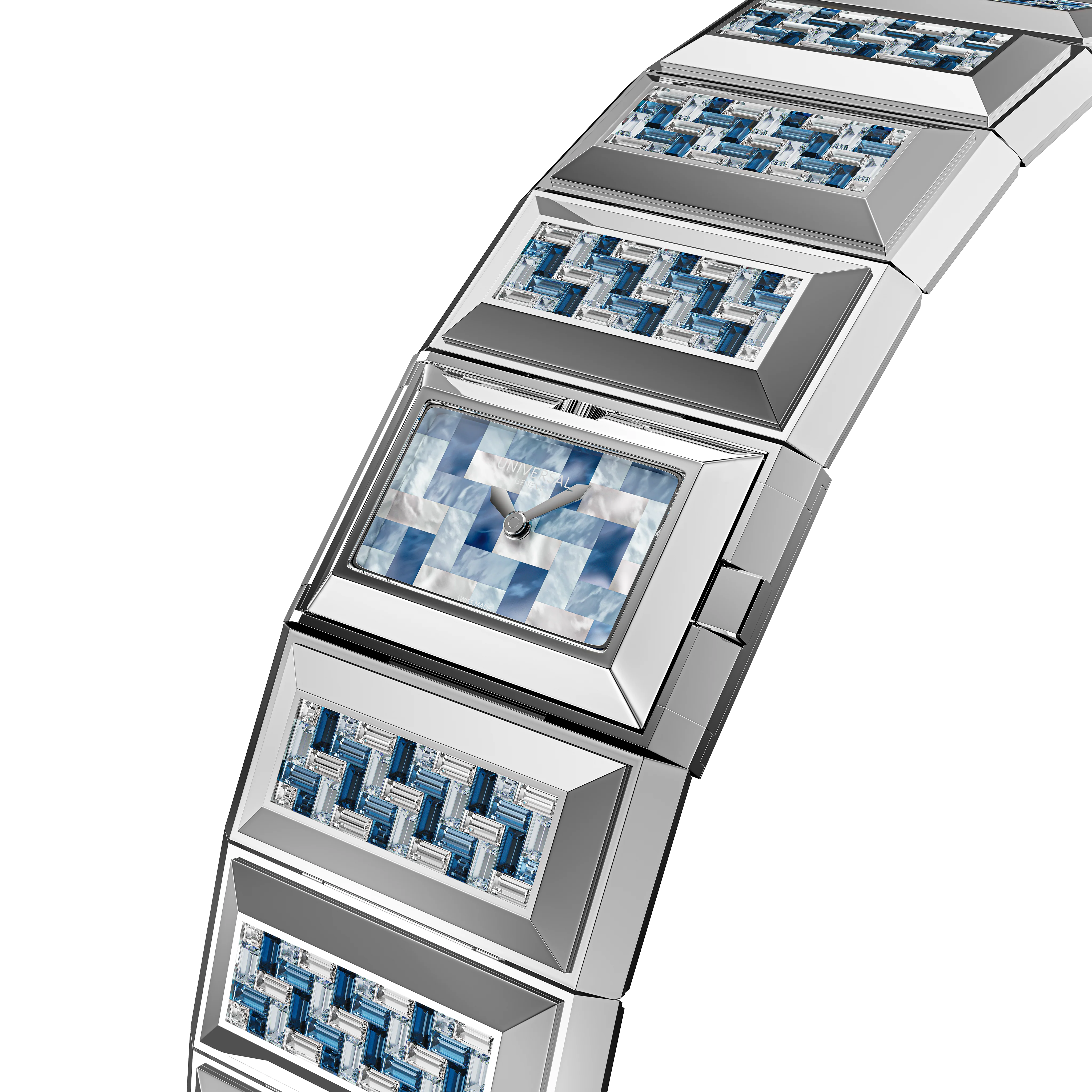 The Cabriolet Couture | 31.5mm, 18K White Gold, Blue Mother of Pearl Dial - Image 3