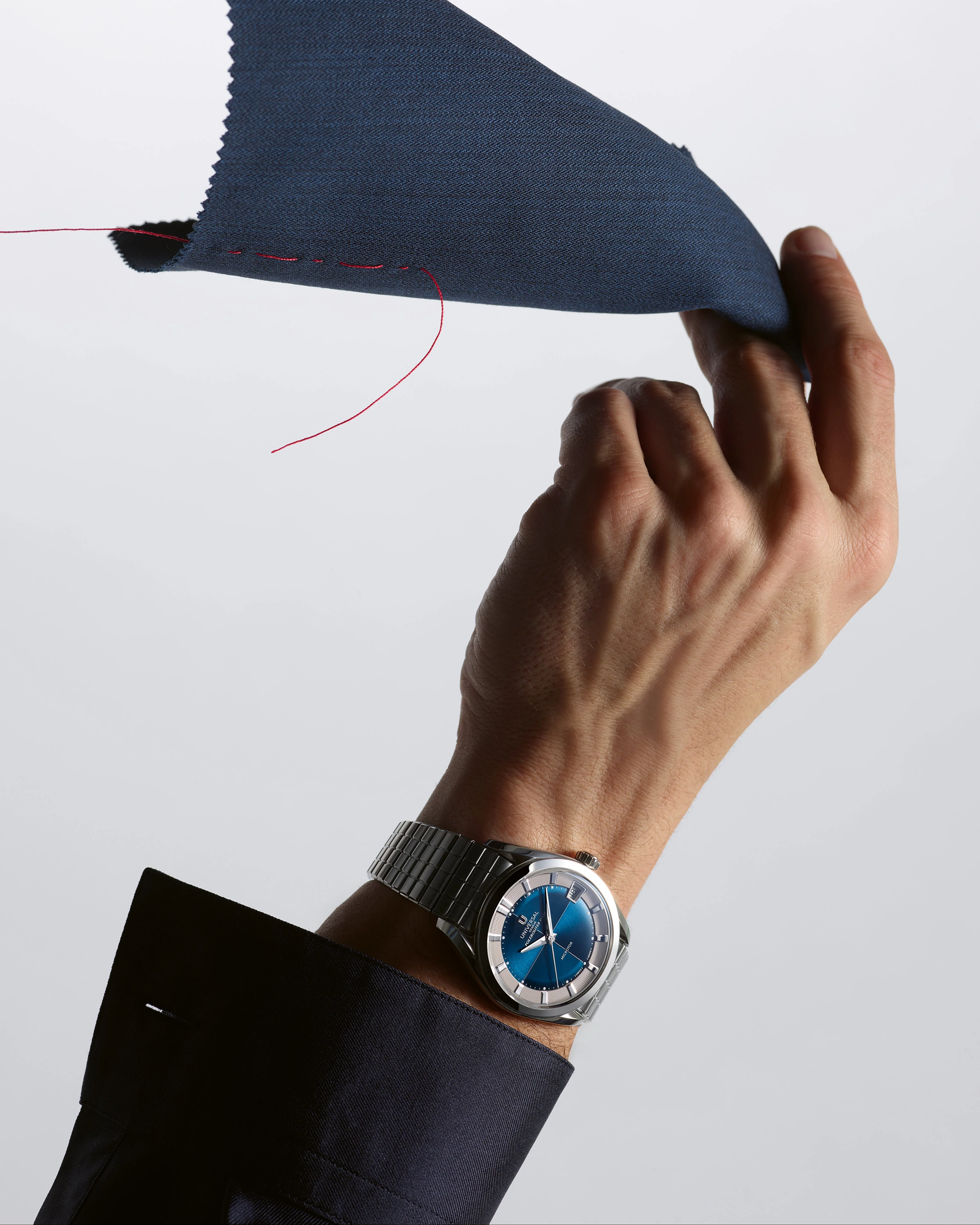 The Polerouter Date | 39mm, Steel, Blue Dial - Image 5