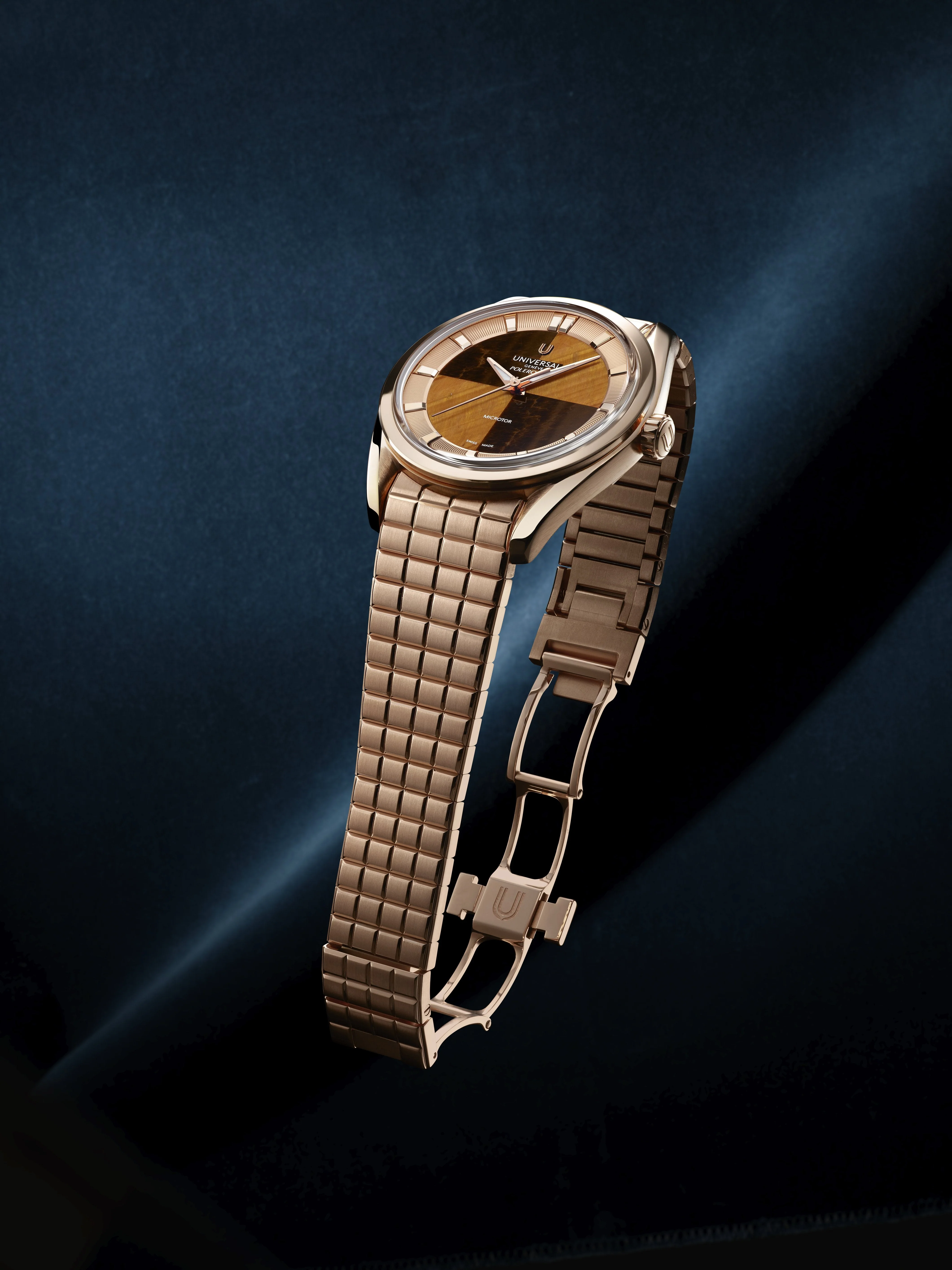 The Polerouter Hardstone | 39mm, 18K Rose Gold, Leather, Brown Dial, Ref. UGPO006 - Image 3