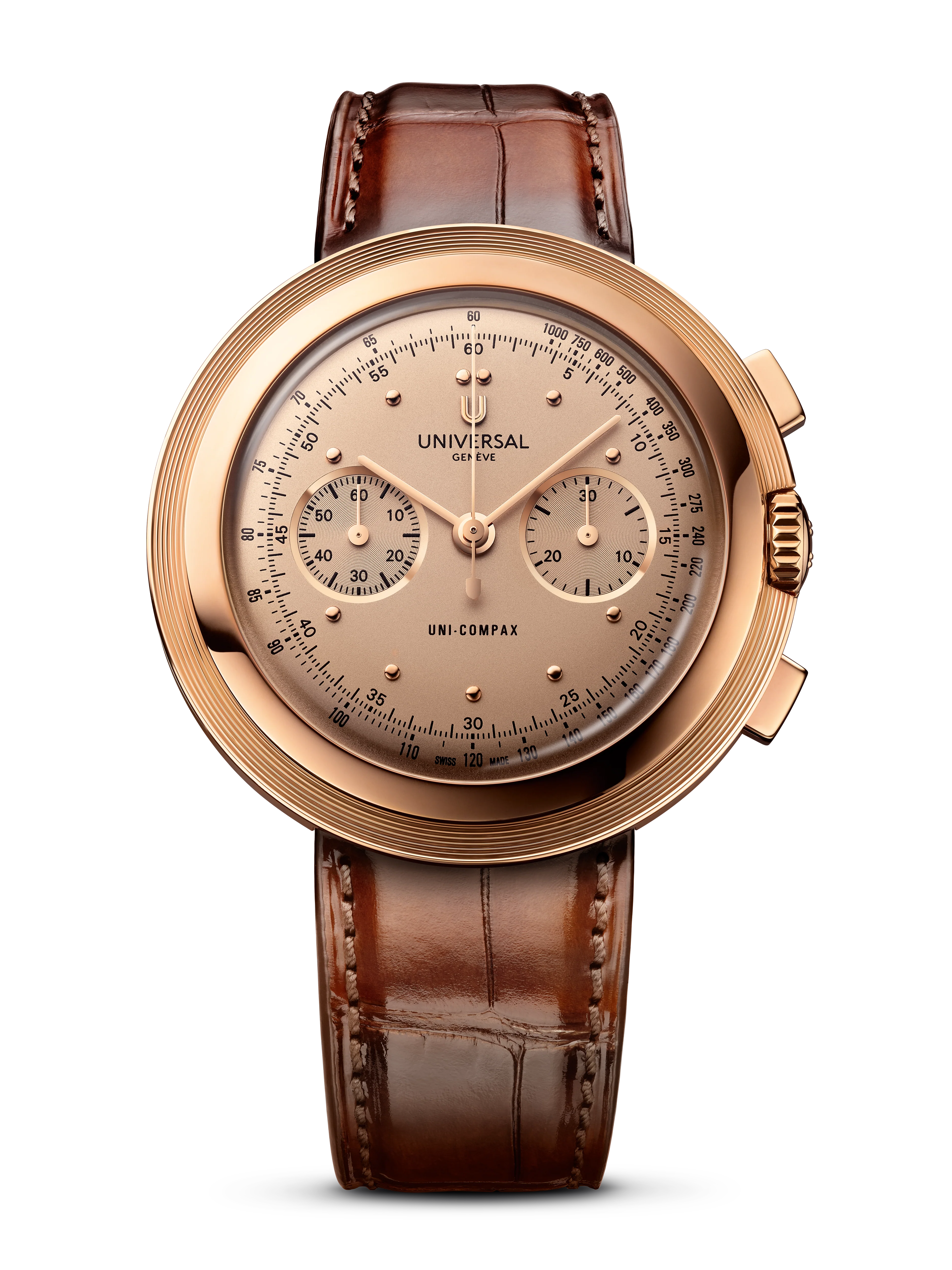 The Disco Volante Signature | 45mm, 18K Rose Gold, Leather, Brown Dial