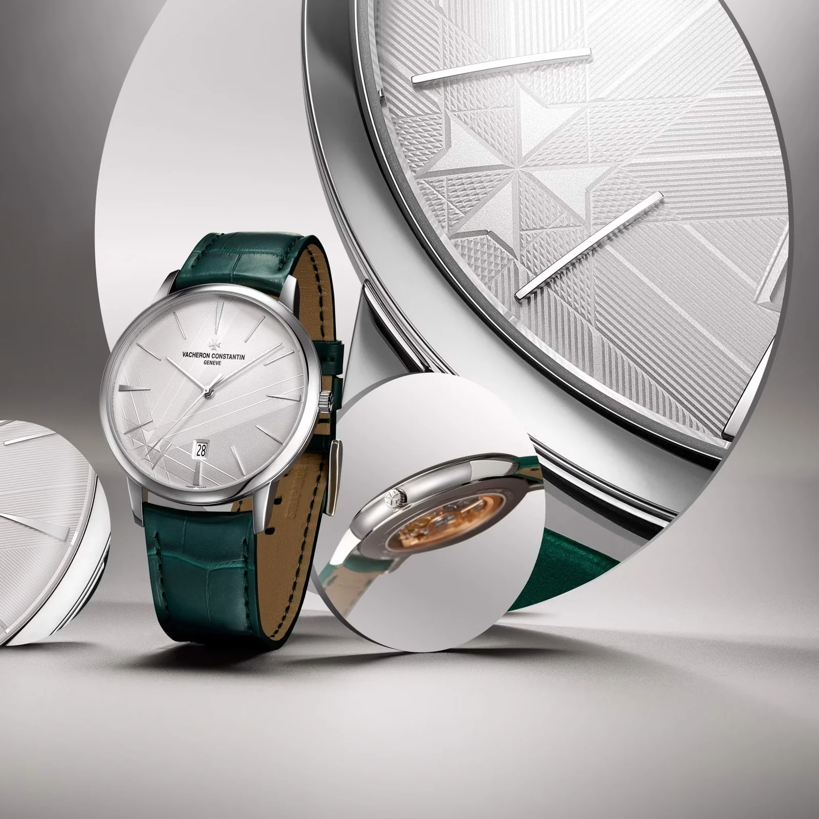 Patrimony Self-Winding | 40mm, 18K White Gold, Leather, Silver Dial - Image 6