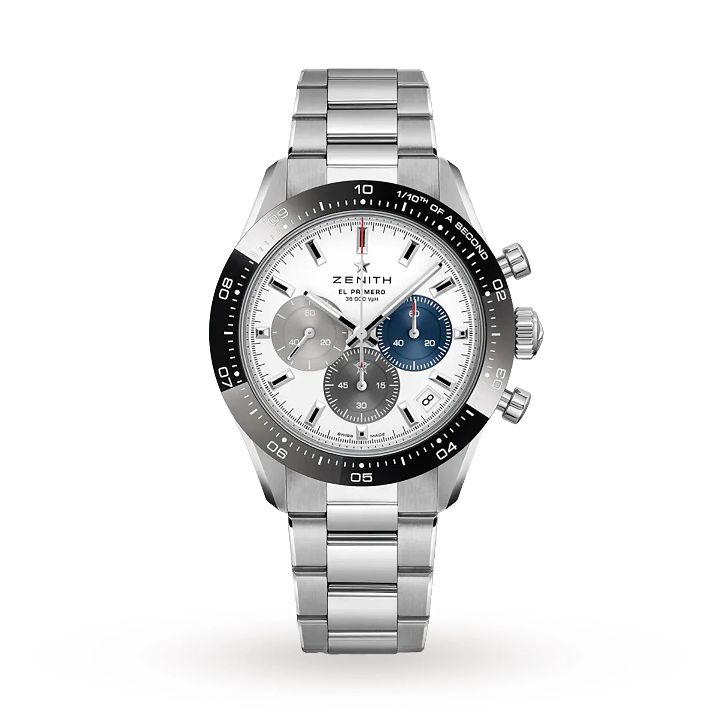 Chronomaster Sport | 41mm, Steel, White Dial