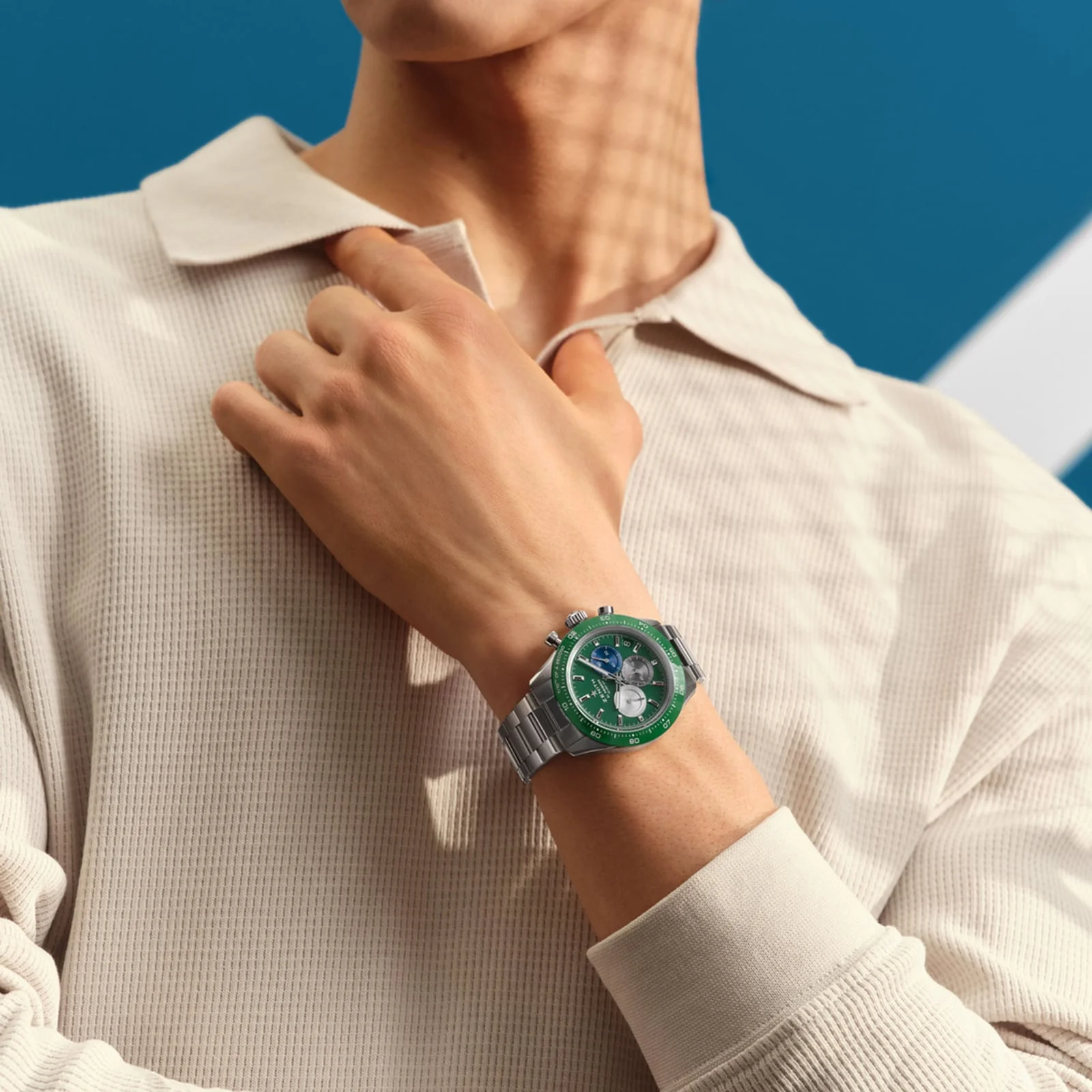 Chronomaster Sport | 41mm, Steel, Green Dial - Image 3