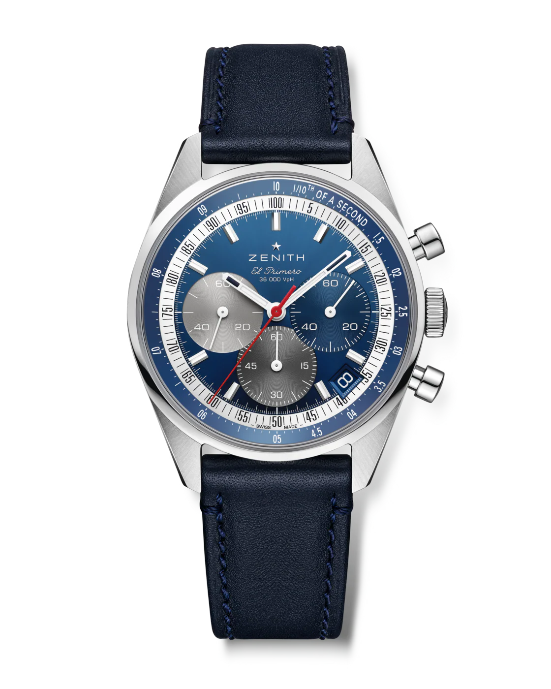 Chronomaster Orignal | 38mm, Steel, Leather, Blue Dial