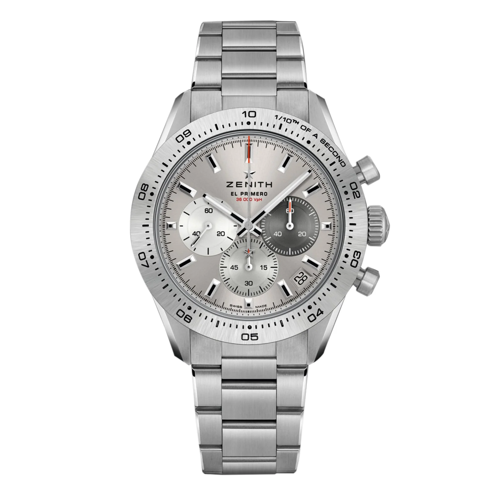 Chronomaster Sport | 41mm, Titanium, Steel, Silver Dial
