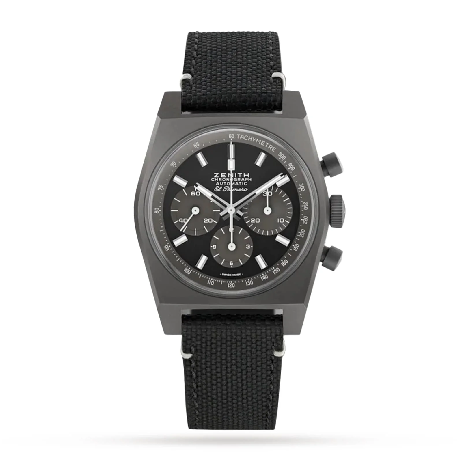 Chronomaster Revival Shadow | 37mm, Titanium, Rubber, Black Dial