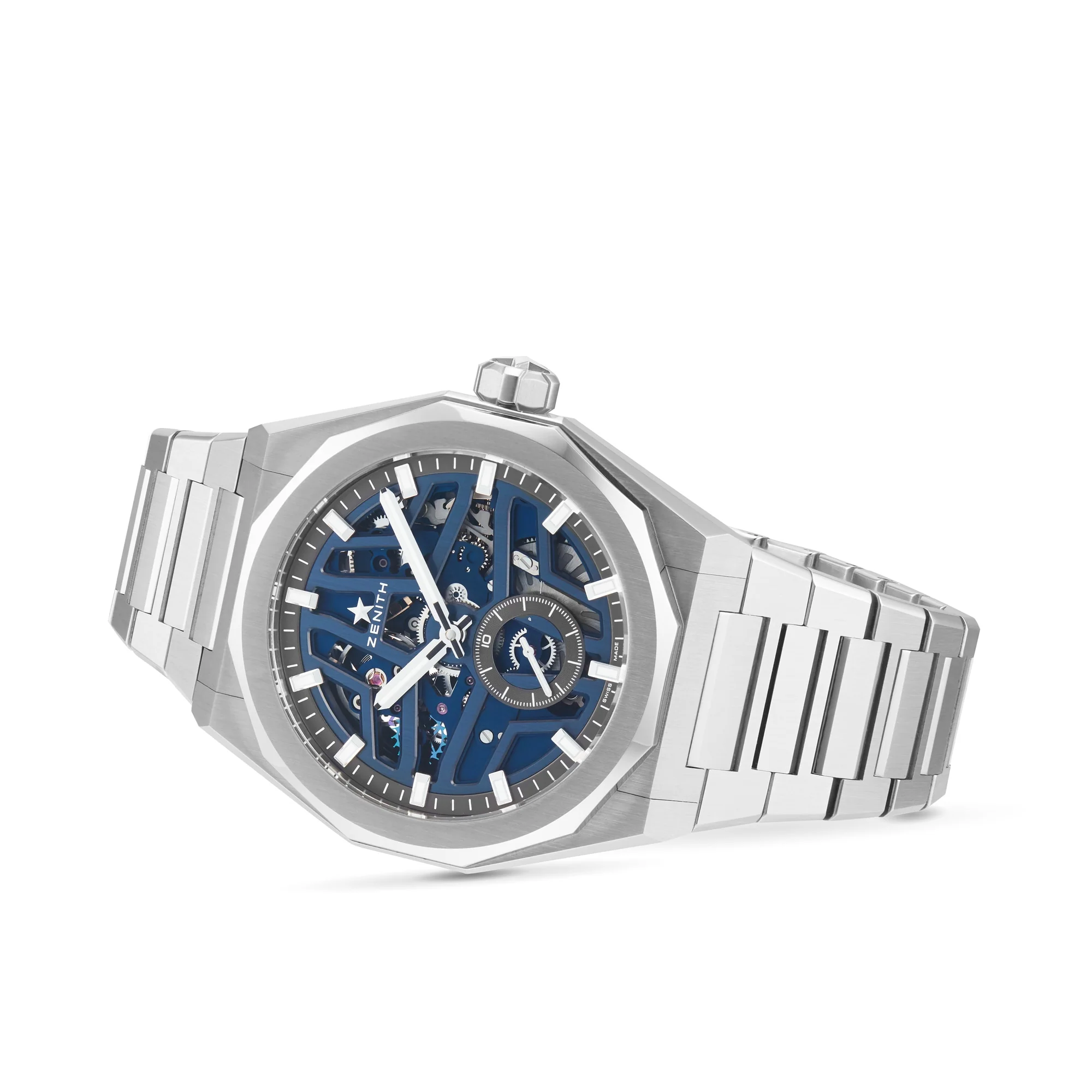 Defy Skyline Skeleton | 41mm, Steel, Blue Dial - Image 5