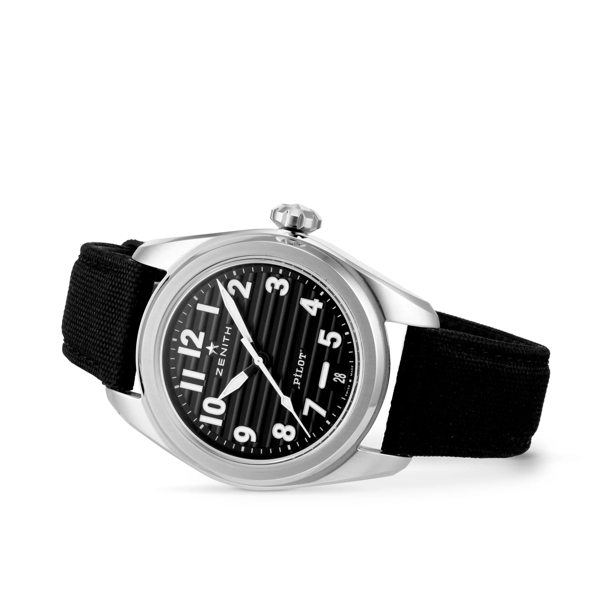 Pilot Automatic | 40mm, Steel, Fabric, Black Dial - Image 4