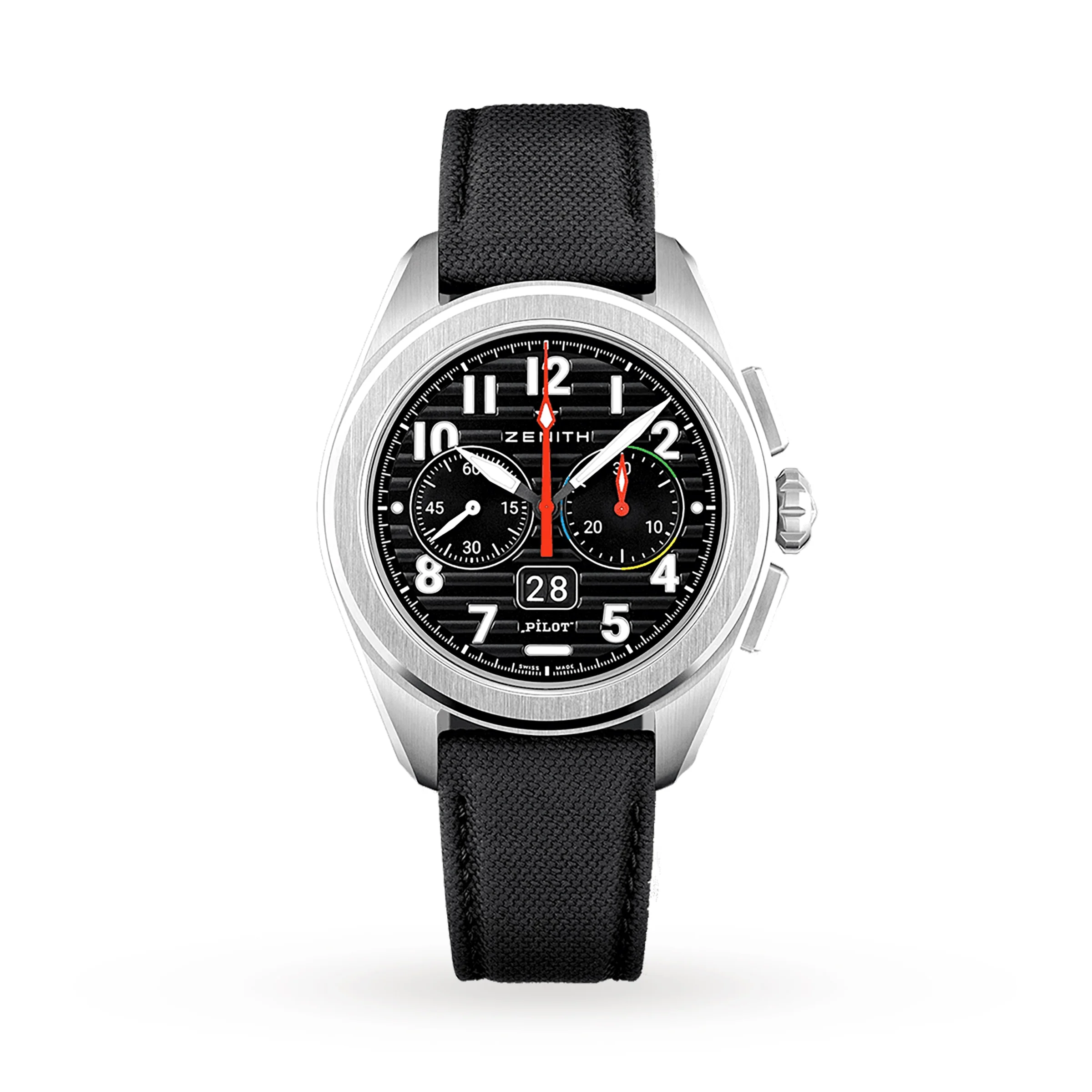 Pilot Big Date Flyback | 42.5mm, Steel, Fabric, Black Dial